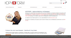 Desktop Screenshot of kopyform.de